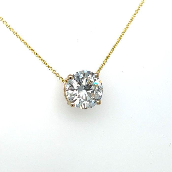 Halsketting - 14 karaat Geel goud - 3.00ct. tw. Diamant, Handtassen en Accessoires, Kettingen