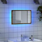 vidaXL Badkamerspiegel met LED 60x8,5x38 cm artisanaal, Verzenden