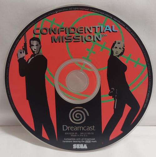Confidential mission  game only (Sega Dreamcast tweedehands, Consoles de jeu & Jeux vidéo, Consoles de jeu | Sega, Enlèvement ou Envoi