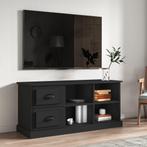 vidaXL Tv-meubel 102x35,5x47,5 cm bewerkt hout zwart, Huis en Inrichting, Verzenden, Nieuw