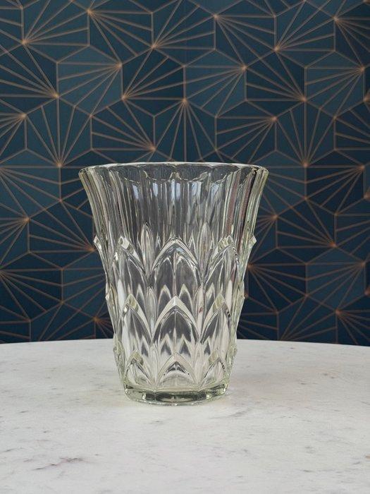 Val Saint Lambert - Vase - ART DECO - 1935 - « Ronald » -, Antiek en Kunst, Antiek | Glaswerk en Kristal