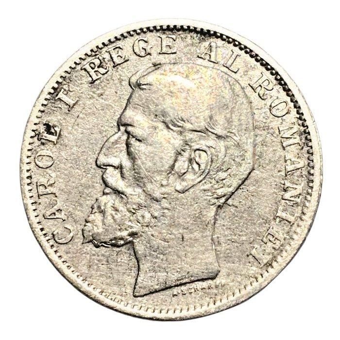 Oost-Europa. Lot of 6 coins, incl. silver 1 Leu 1900,, Timbres & Monnaies, Monnaies | Europe | Monnaies non-euro