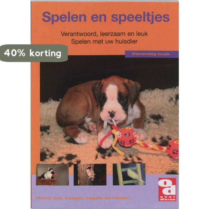 Spelen En Speeltjes 9789058212641 Over Dieren, Boeken, Hobby en Vrije tijd, Gelezen, Verzenden