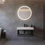 1 x 60cm wastafel met mat zwart frame Bagno Group, Ophalen, Nieuw