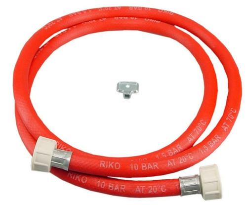 Vulslangset rood + 3/4 wartels recht compleet 150cm, Doe-het-zelf en Bouw, IJzerwaren en Bevestigingsmiddelen, Ophalen of Verzenden