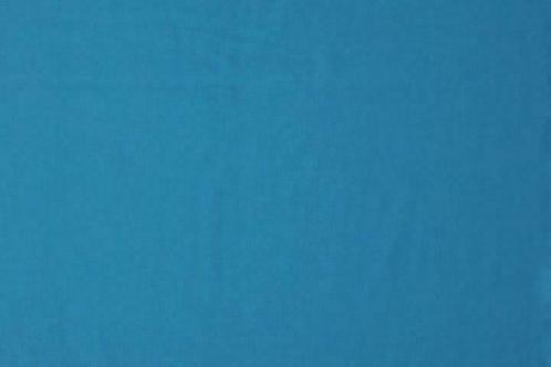 Katoen stof waterblauw - Katoenen stof 10m op rol, Hobby en Vrije tijd, Stoffen en Lappen, 120 cm of meer, 200 cm of meer, Blauw
