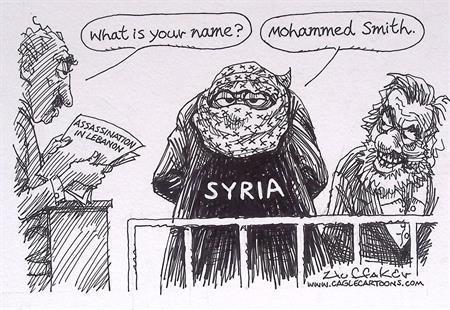 Pentekening Amerika - Moord in Syrië (lijst optie), Antiek en Kunst, Kunst | Tekeningen en Fotografie, Verzenden