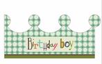 Verjaardagskaart En Kroon Birthday Boy