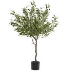 tectake Kunst olijfboom Oleand, realistische textuur - 120 c, Verzenden