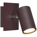 LED Wandspot Roestkleur - GU10 Fitting | Aluminium LED Vloer, Huis en Inrichting, Verzenden, Nieuw