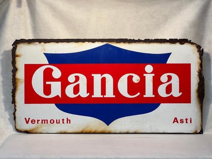 Emaillerie Alsacienne - Reclamebord - Gancia - Emaille,, Antiek en Kunst, Antiek | Wandborden en Tegels