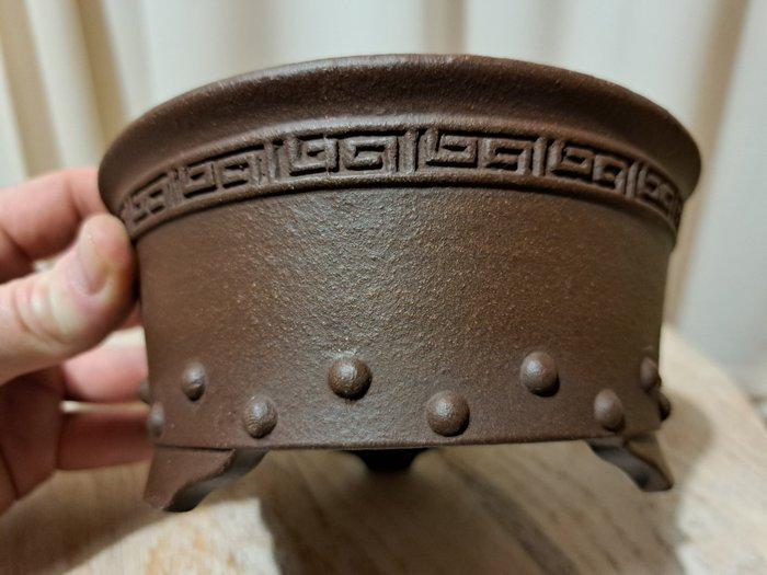 Bonsai schaal - 15x15x7,5cm - ongeglazuurd - Hoogte (boom):, Antiek en Kunst, Curiosa en Brocante