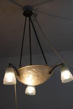 Lustre - Verre - Lustre Art Déco français