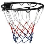 vidaXL Basketbalring 45 cm staal zwart, Sport en Fitness, Verzenden, Nieuw