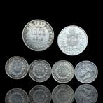 Brazilië. Lote 6 Moedas de Prata: 1000 Reis, 500 Reis, 4 x, Postzegels en Munten