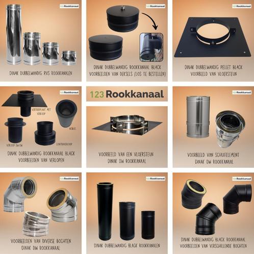 Dubbelwandig rookkanaal lage prijs, Huis en Inrichting, Kachels, Verzenden
