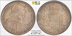 Espagne. Charles IV. 8 Reales 1802 - PCGS AU50 (México), Postzegels en Munten