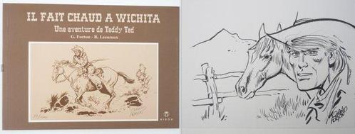 Teddy Ted - Il fait chaud à Wichita + dessin original - B -, Livres, BD