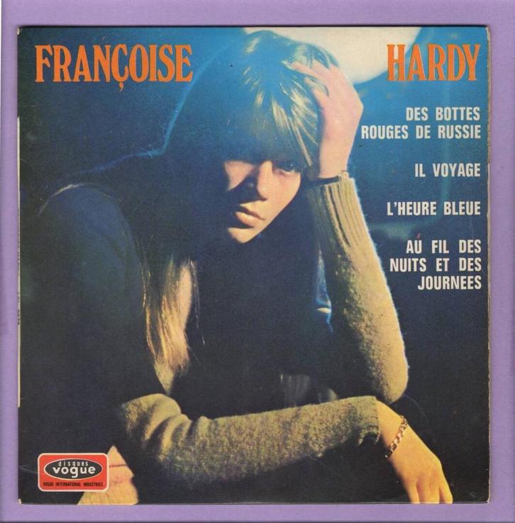 Françoise Hardy – Des Bottes Rouges De Russie (EP) (1-7-Vin, CD & DVD, Vinyles Singles, Enlèvement ou Envoi