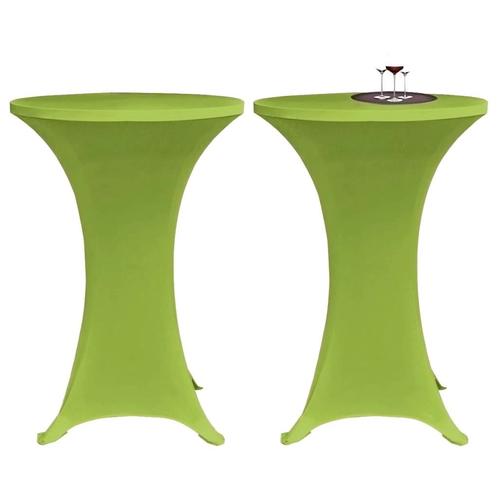 vidaXL Tafelhoes stretch 2 stuks 70 cm groen, Tuin en Terras, Tuinmeubel-accessoires, Nieuw, Verzenden