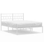 Kotstudenten opgelet! Bedframe deal: 60% korting! metaal..., Huis en Inrichting, Slaapkamer | Bedden, Verzenden, Wit, Nieuw, Twijfelaar