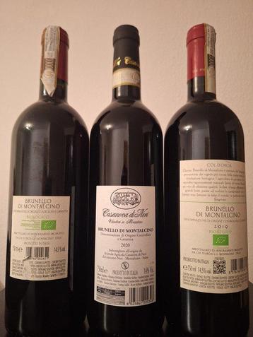 2014 , 2019 Col dOrcia & 2020 Casanova di Neri - Brunello