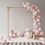 vidaXL Huwelijksboog Lichtbruin 225 x 95 x 226 cm Massief, Tuin en Terras, Verzenden, Nieuw