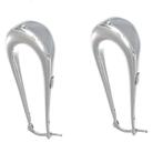 Oorbellen - 18 karaat Witgoud, Nieuw