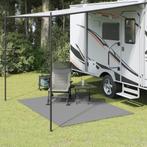 vidaXL Tapis de sol de camping gris clair 2,5x2 m, Neuf