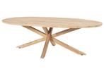 Taste by 4 Seasons Prado teak eettafel met ellips blad 240, Nieuw