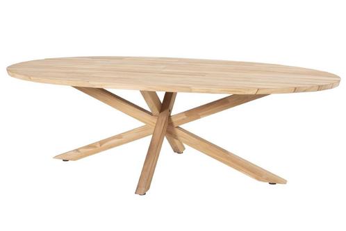 Taste by 4 Seasons Prado teak eettafel met ellips blad 240, Jardin & Terrasse, Ensembles de jardin