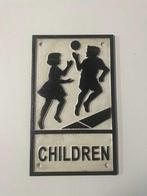 Reclamebord - Kinderen - Gietijzer