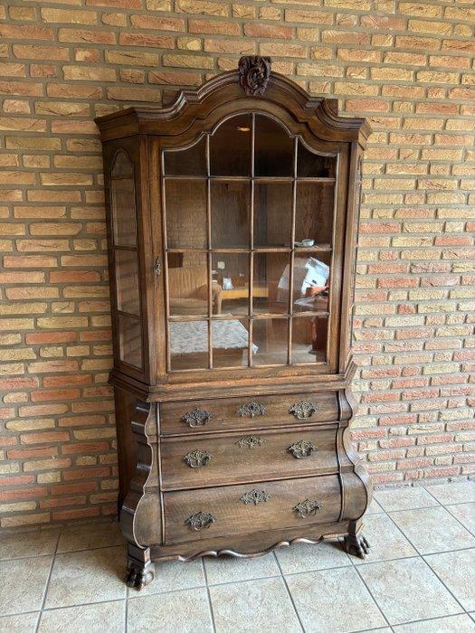 Vitrinekast - Eik - Barokstijl, Antiek en Kunst, Antiek | Overige Antiek