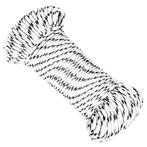 vidaXL Boottouw gevlochten 3 mm x 500 m polyester wit, Doe-het-zelf en Bouw, Verzenden, Nieuw
