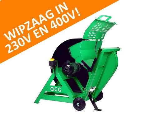 Brandhoutzaag/wipzaag in 230V en 400V ACG brandhout, Tuin en Terras, Kloofmachines, Elektrisch, Nieuw, Liggend, Ophalen of Verzenden