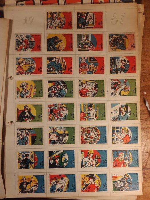 Luciferdoos (500) - Grote luciferetikettenverzameling ca., Antiquités & Art, Antiquités | Jouets