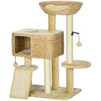TRUUSK Katten Krabpaal 98 cm - Met 2 Ligoppervlakken - Speel, Dieren en Toebehoren, Verzenden, Nieuw