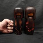 Schattige Sosaku Kokeshi  / kokeshi-pop - Hout -