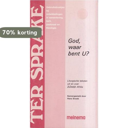 GOD WAAR BENT U (TS 37) 9789021131375 SNOEK, Boeken, Godsdienst en Theologie, Gelezen, Verzenden