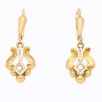 Boucles doreilles - 18 carats Or jaune Diamant (Naturelle), Nieuw