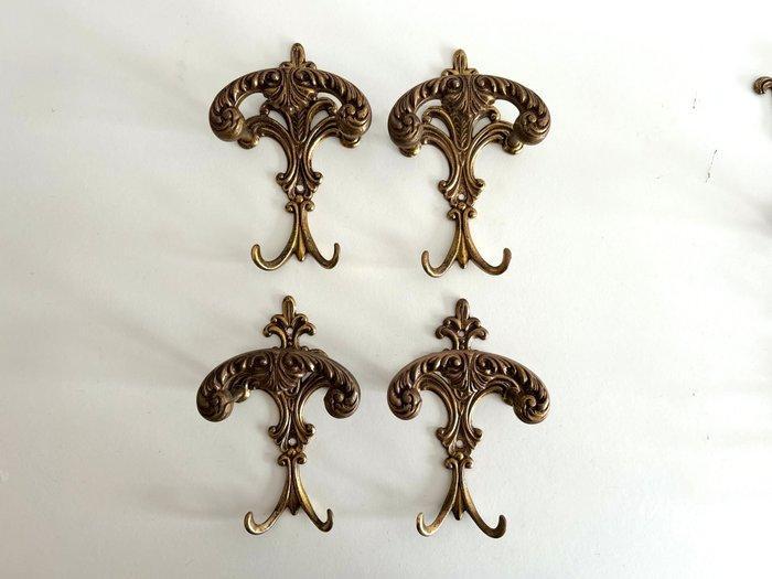 Set kapstokhaken - Koper - Nederland (Zonder Minimumprijs), Antiek en Kunst, Curiosa en Brocante