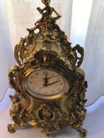 Console klok - Lyberty - Vintage - Verguld messing -, Antiek en Kunst