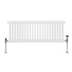 Traditionele 2 Kolom Radiator - 300 x 1012mm - Wit, Verzenden