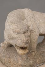 Granieten beeldhouwwerk van een tijger  (tora) - 82,5 kg -