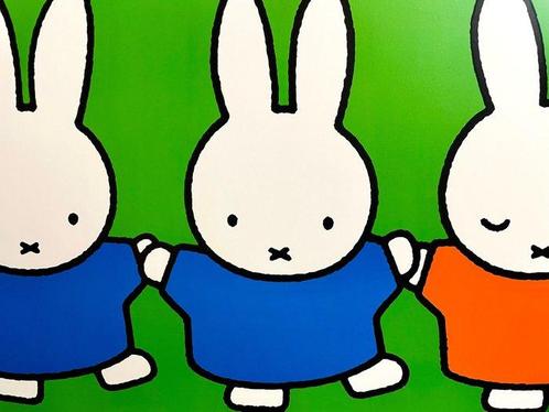 Dick Bruna - Miffy (Nijntje) and friends - Jaren 1980, Antiek en Kunst, Kunst | Tekeningen en Fotografie