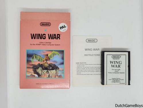 Atari 2600 - Imagic - Wing War - Orange Box - White Label, Games en Spelcomputers, Spelcomputers | Atari, Gebruikt, Verzenden