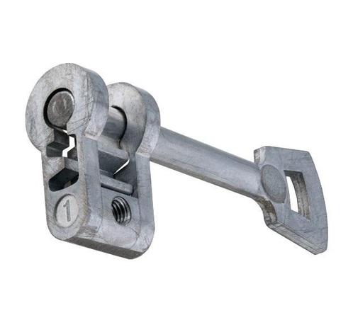 Cilinder adapter naar bontebaardslot, Doe-het-zelf en Bouw, Hang- en Sluitwerk, Klink of Kruk, Nieuw, Overige materialen