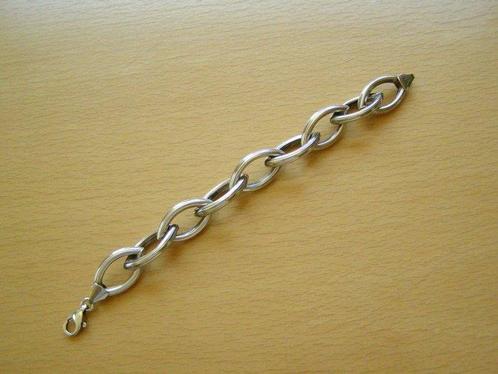 Zonder Minimumprijs - Armband Zilver - Armband 9 schakels, Handtassen en Accessoires, Armbanden