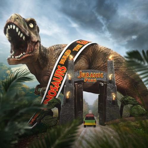 Jurassic Park Mini Co. PVC Figure T-Rex Illusion Deluxe 15 c, Verzamelen, Film en Tv, Ophalen of Verzenden
