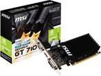 Videokaart - MSI - NVIDIA GeForce GT 710 2GD3H LP - PCI, Computers en Software, Videokaarten, Verzenden, Nieuw